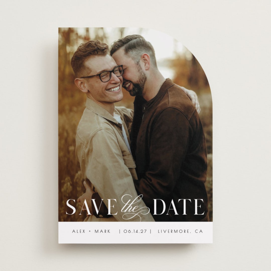 "simple space" - Save the Dates in Lily by Christy Hy Lee - Front
