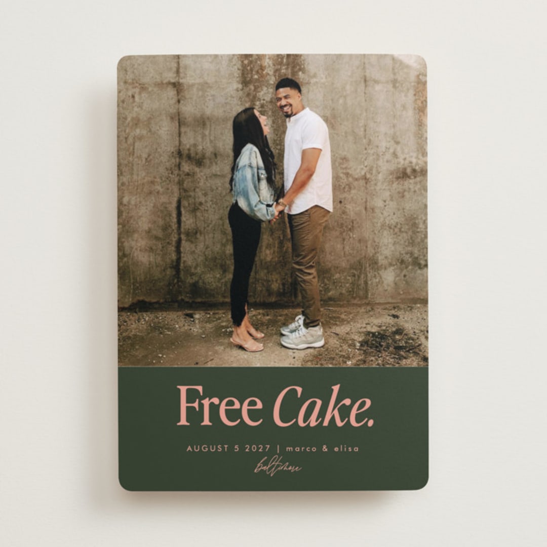 "Free Cake" - Save the Dates in Hunter by Erin L. Wilson - Front