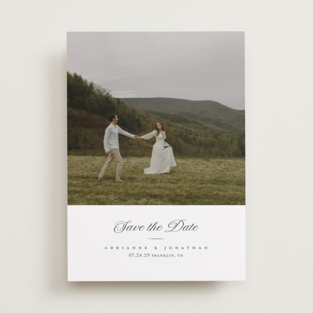 "Together Always" - Save the Dates in Chiffon by Eric Clegg - Front