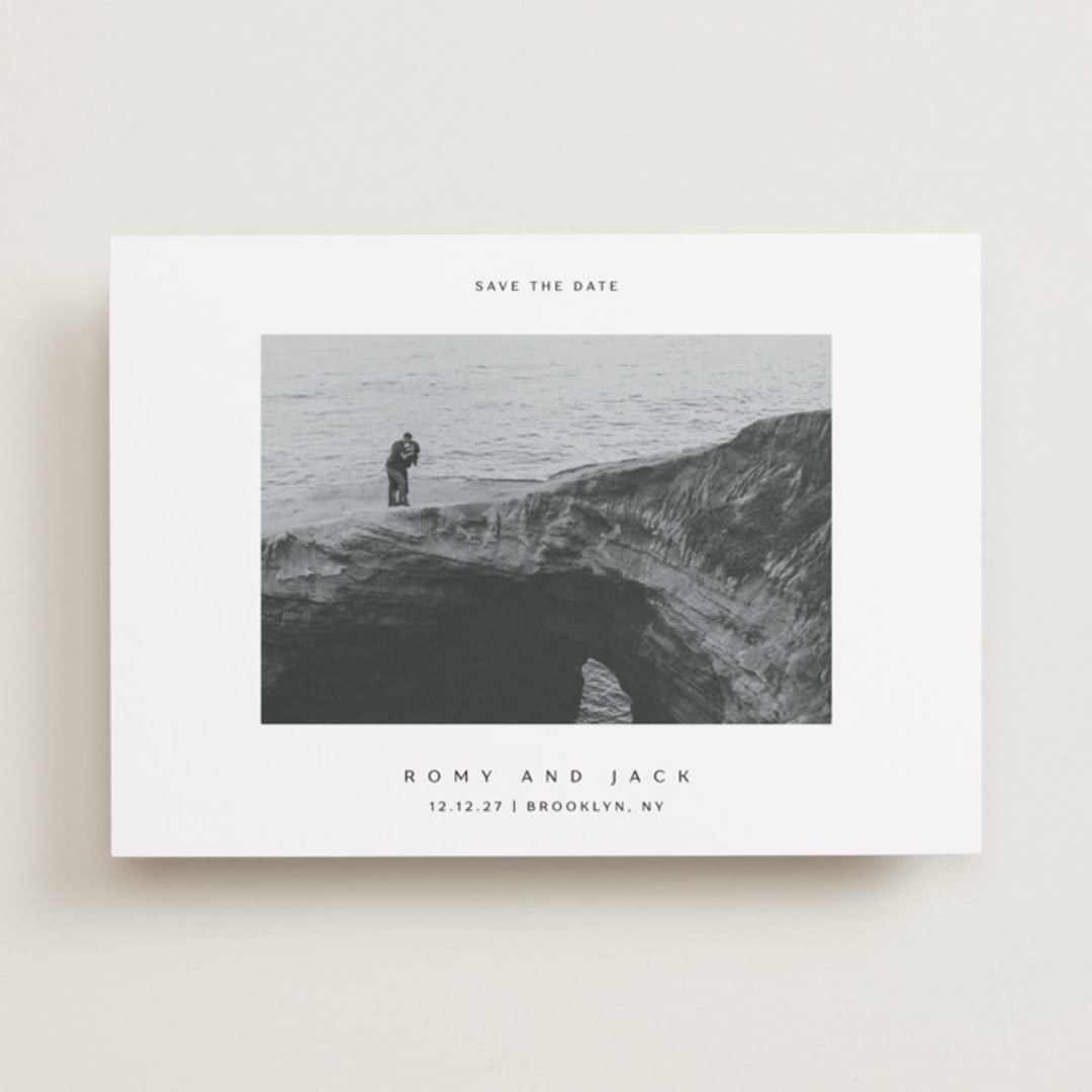 "Breathe love" - Save the Dates in Wave by Yuliya Evseeva - Front