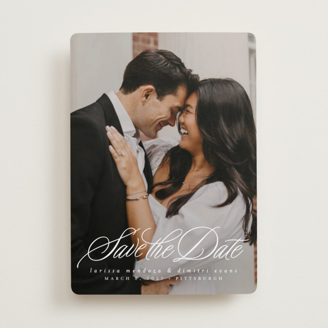 "Lovely Day" - Save the Dates in Pearl by Lea Delaveris - Front