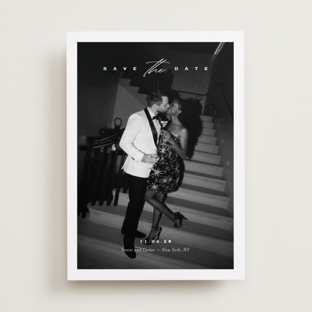 "Casual Elegance" - Save the Dates in Diamond by Eric Clegg - Front
