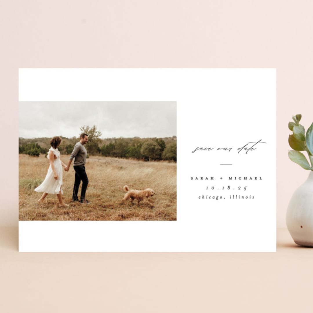 "Love Story" - Save the Dates in Cloud by Carolyn Nicks - Front