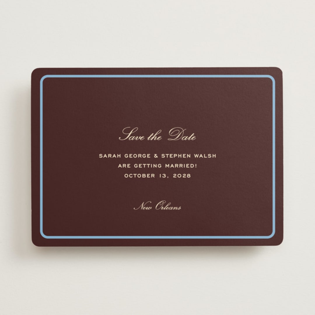"Aperitif" - Save the Dates in Fig by Megan Davis - Front
