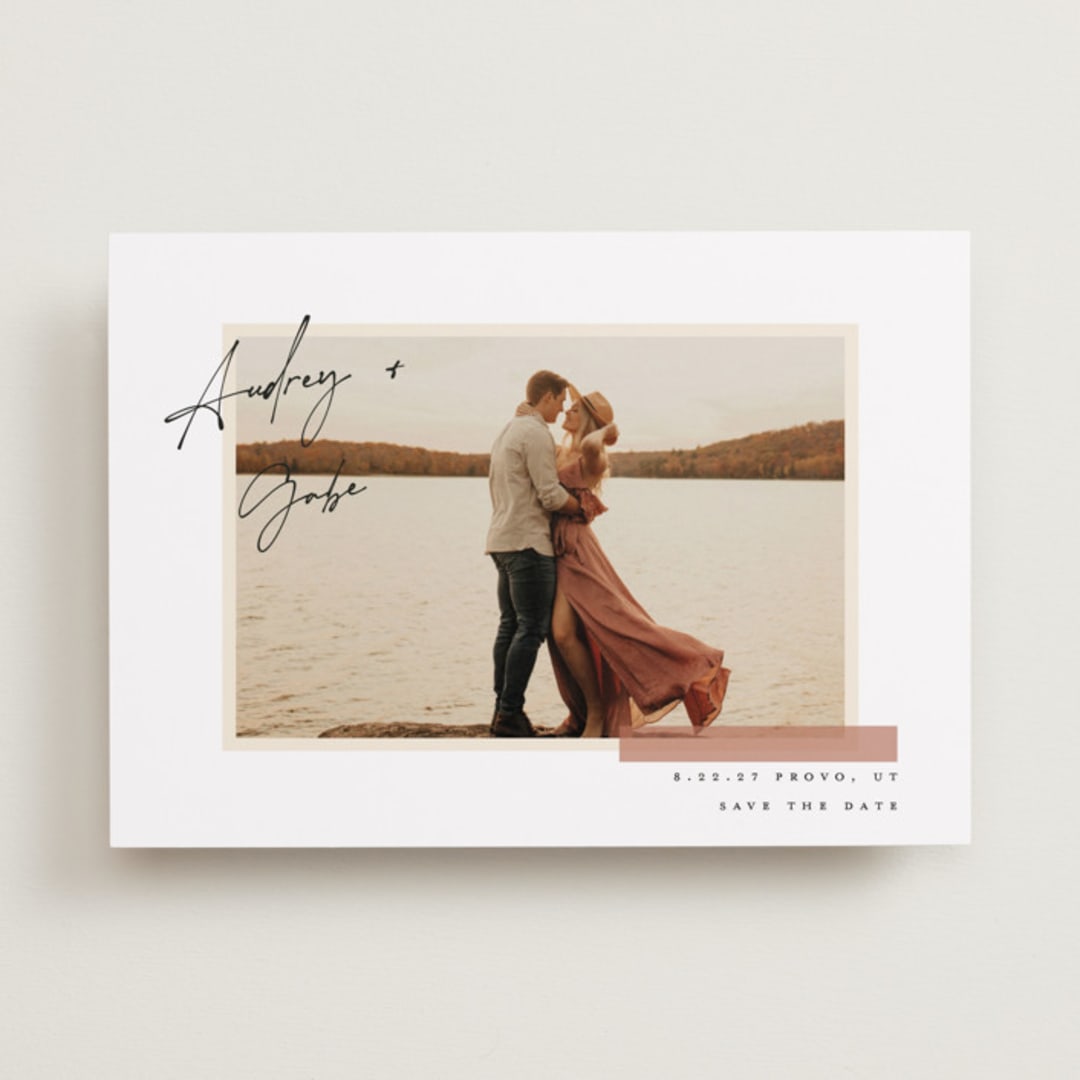 "Sentimentalist" - Save the Dates in Clay by Morgan Kendall - Front