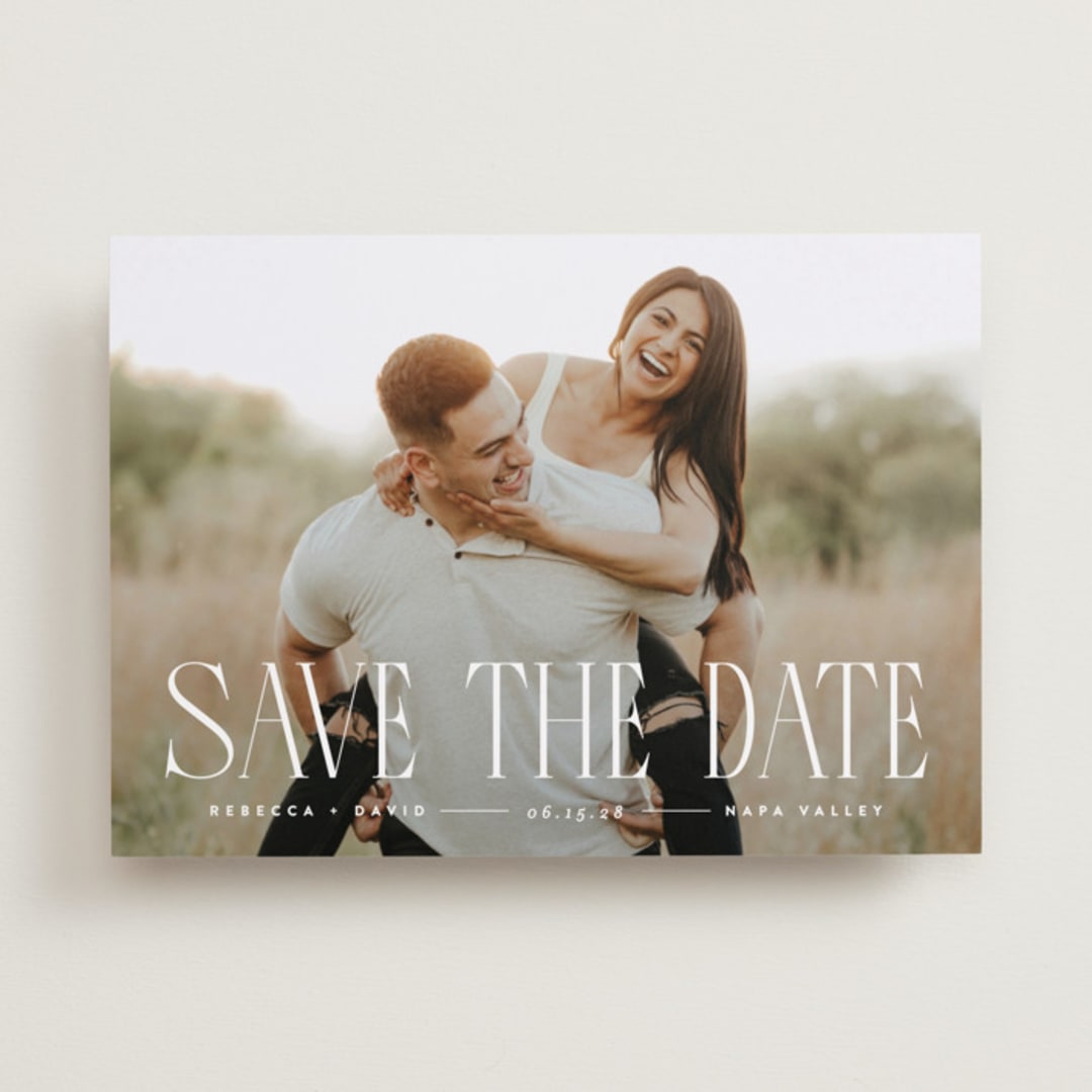"headlined" - Save the Dates in Cloud by JoAnn Jinks - Front