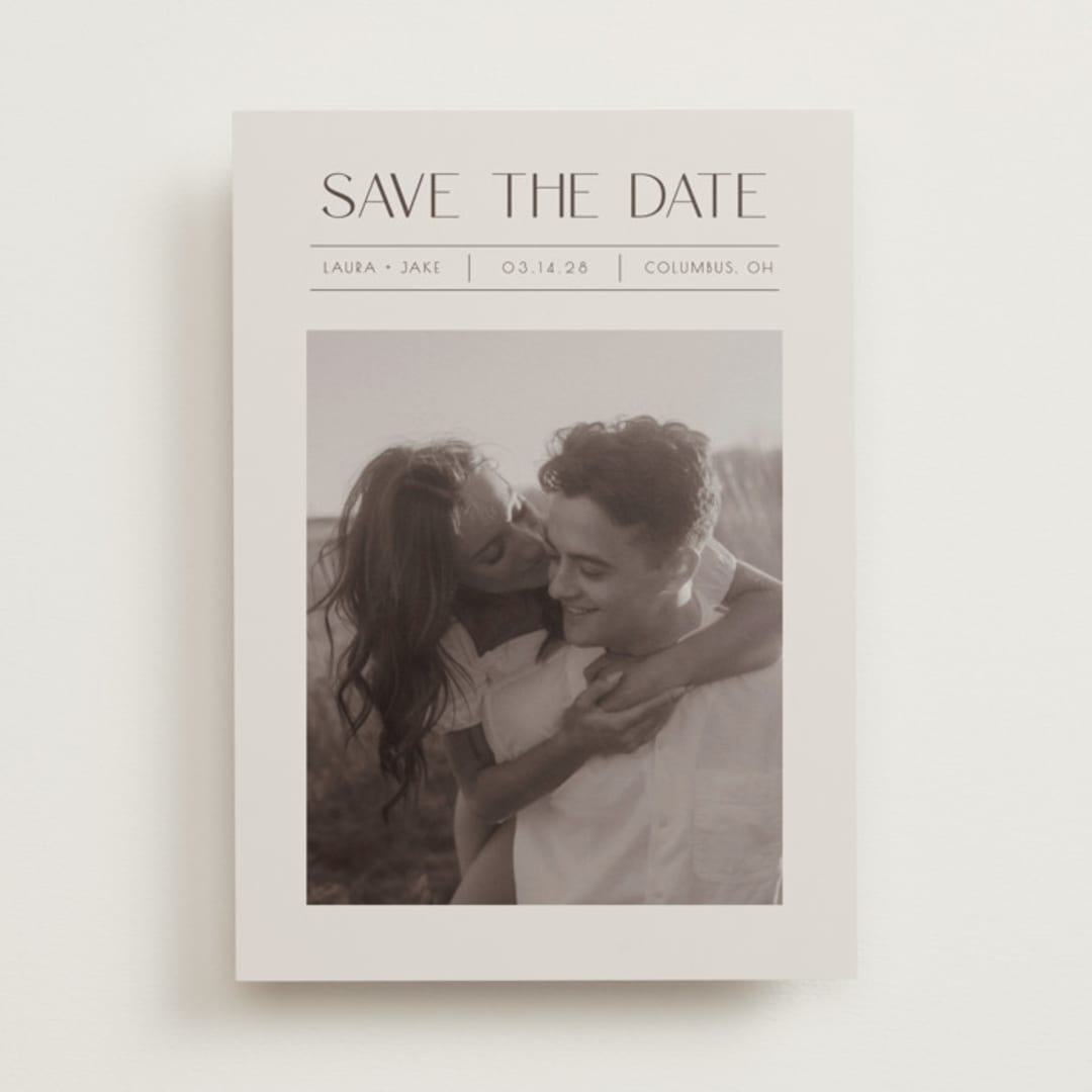 "you and me" - Save the Dates in Mist by Christy Hy Lee - Front