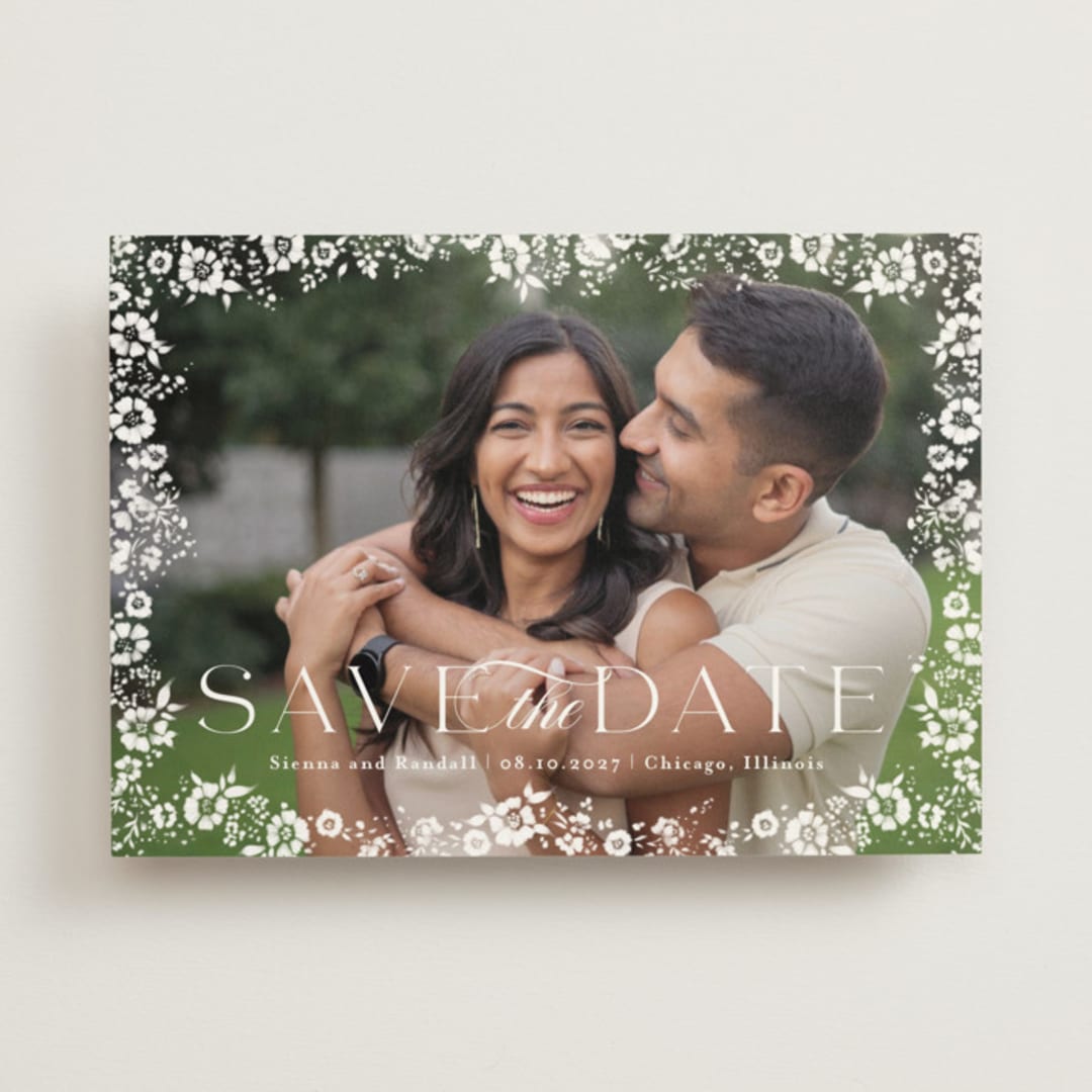 "Meander" - Save the Dates in Snow by Angela Marzuki - Front