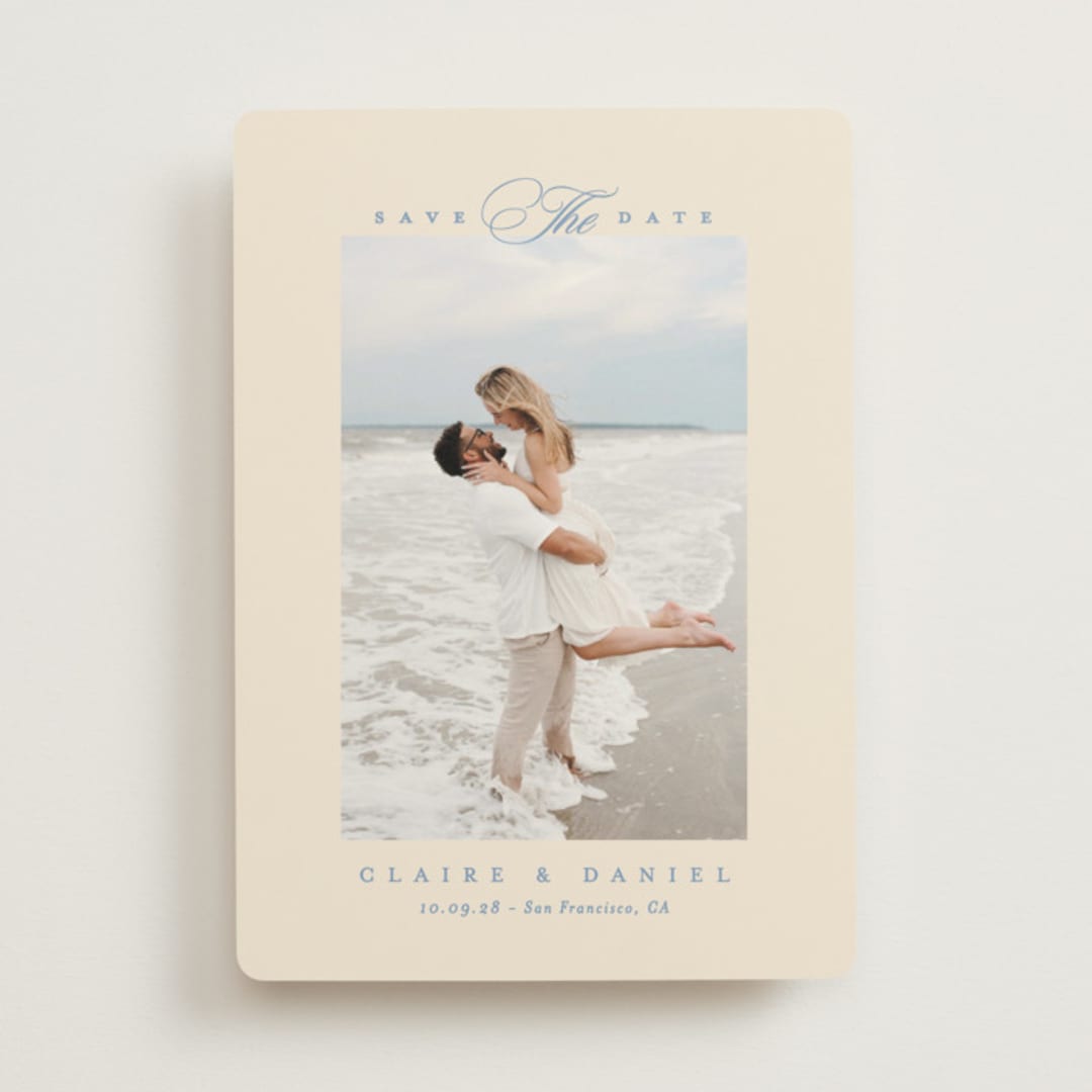 "Aristocratic" - Save the Dates in Wave by Creo Study - Front
