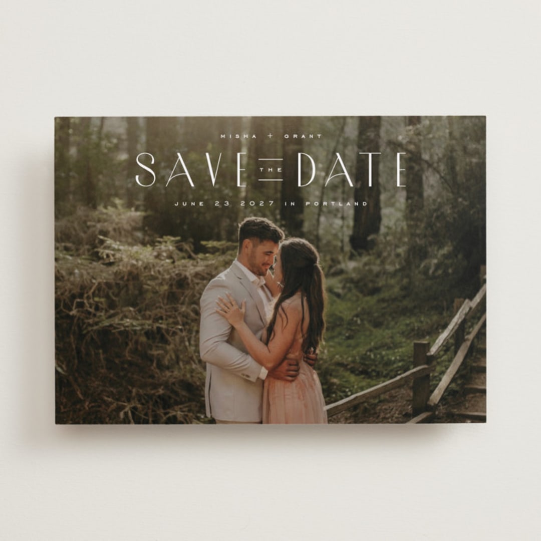 "Enchant" - Save the Dates in Quartz by Kristie Kern - Front