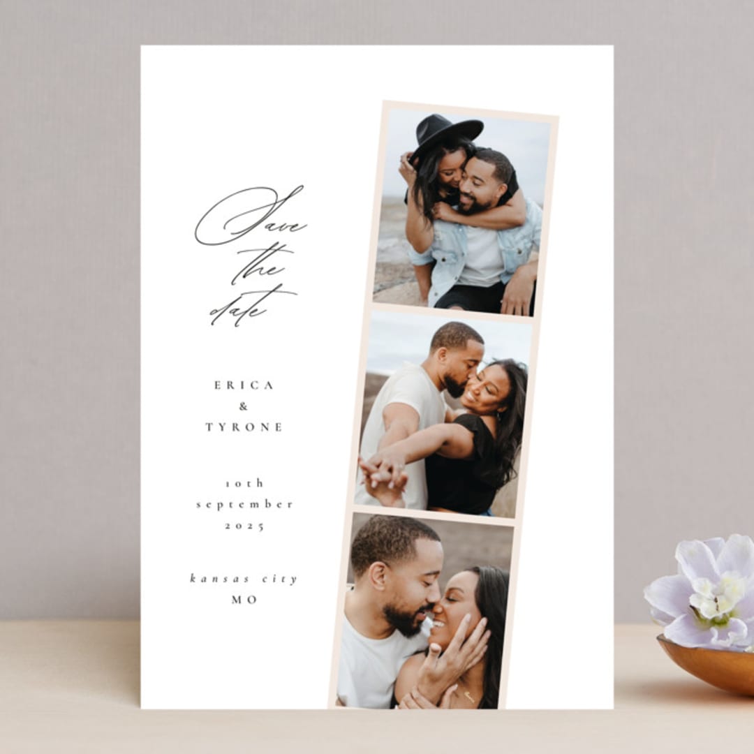 "Moments" - Save the Dates in Moon by Corinne Malesic - Front