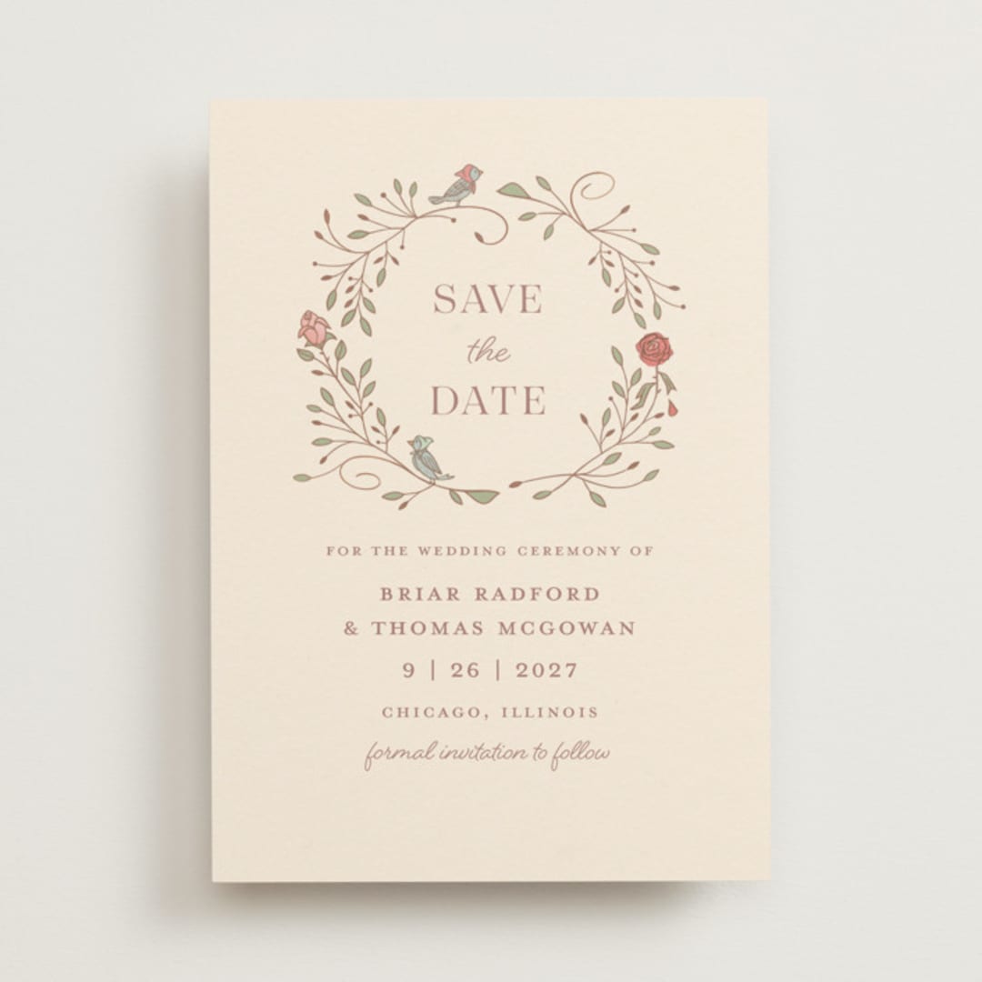 "Disney Storybook" - Save the Dates in Autumn by Morgan Ramberg - Front