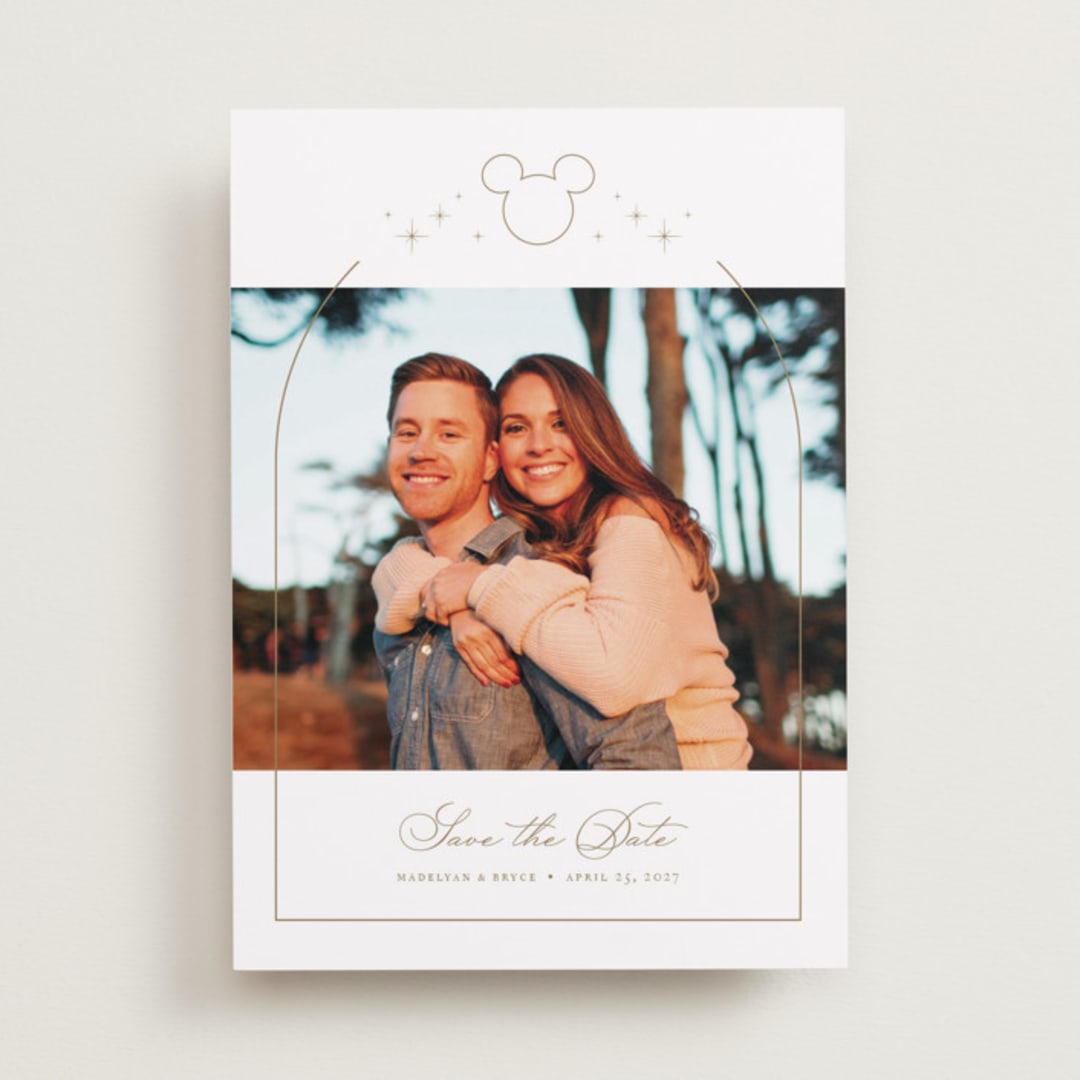 "Disney's Minimal Mickey Mouse" - Save the Dates in Celebration by Jennifer Postorino - Front