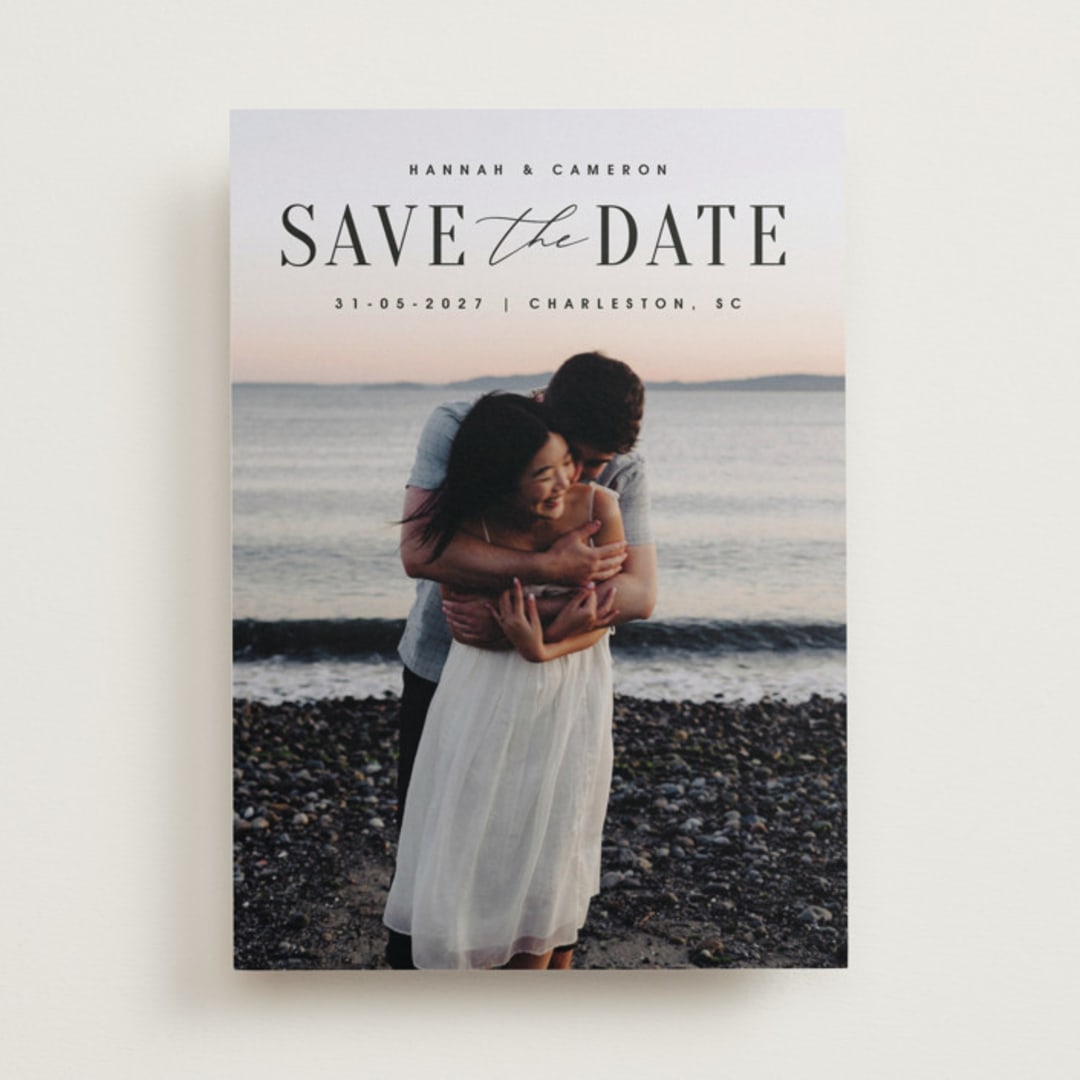 "Danielle" - Save the Dates in Ink by Zani van Zyl - Front