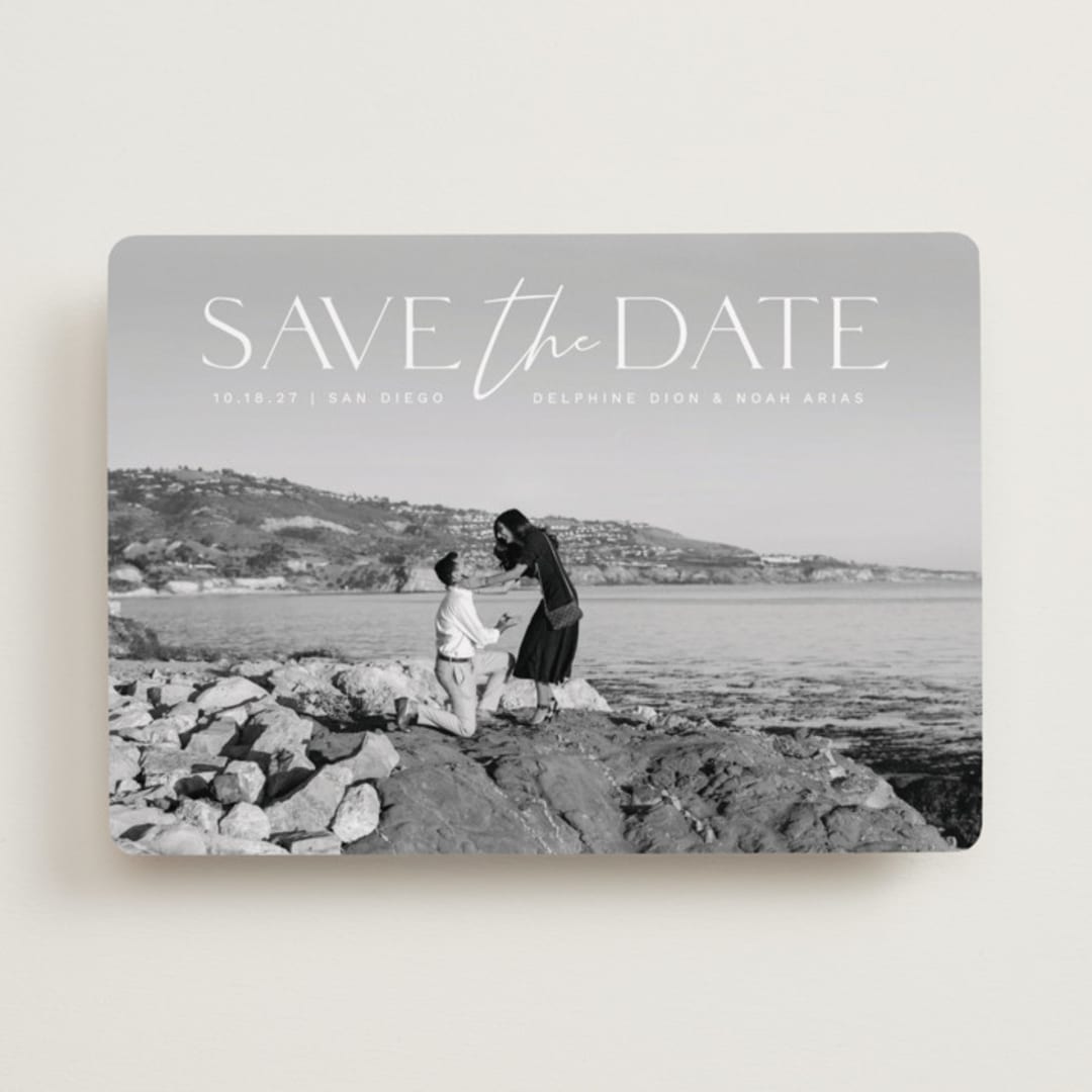 "Breathtaking" - Save the Dates in Moonstone by Olivia Raufman - Front
