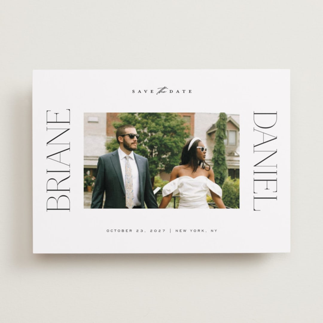"Spruce" - Save the Dates in Cloud by Ashlee Townsend - Front