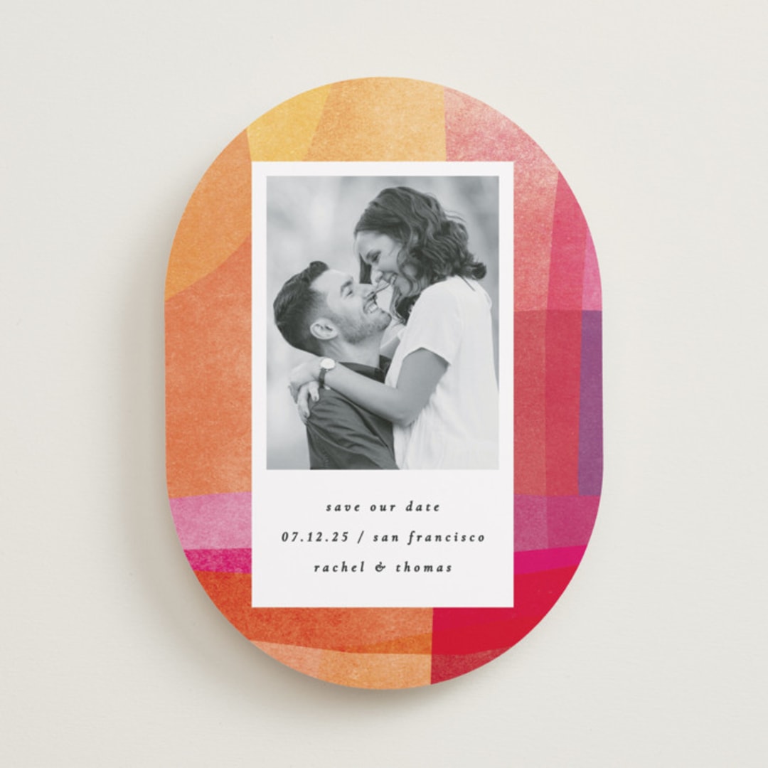"So Happy" - Save the Dates in Happiness by Sumak Studio - Front