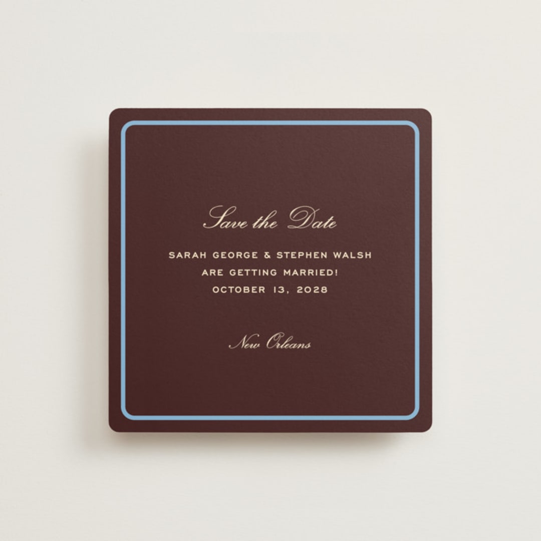 "Aperitif" - Save the Dates in Fig by Megan Davis - Front