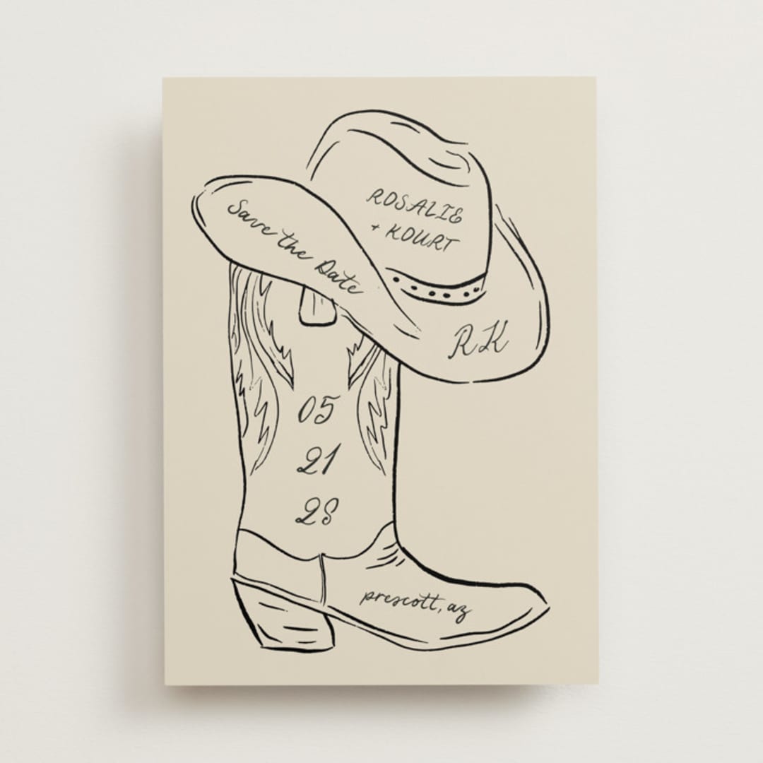 "Lariat" - Save the Dates in Sand by Jelena Vuletic - Front