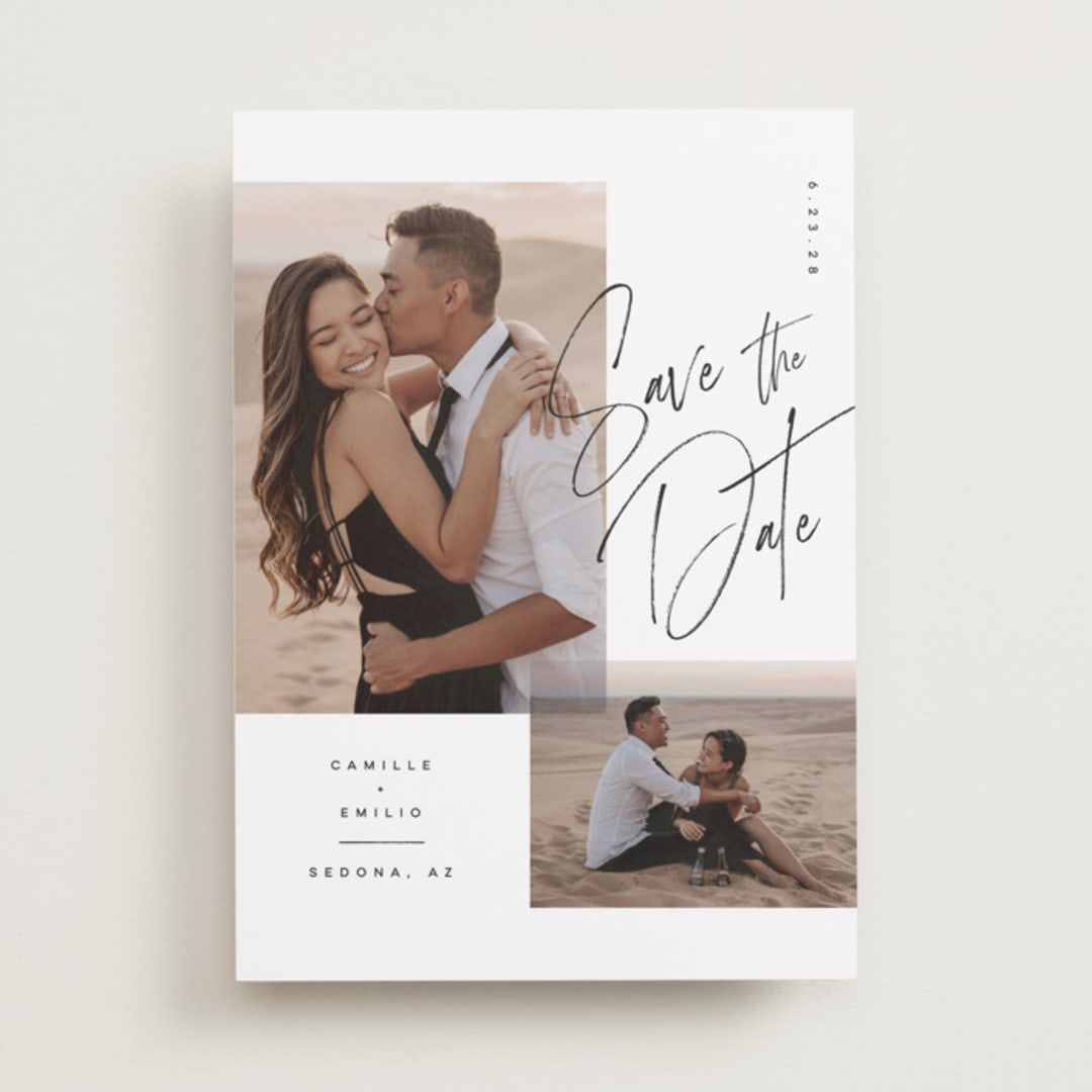 "Flirt" - Save the Dates in Ink by Kristie Kern - Front