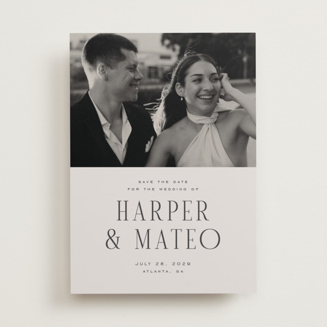 "Close-up" - Save the Dates in Sandstone by Nicole Walsh - Front