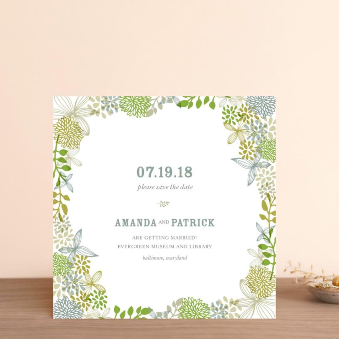 "Fling" - Save the Dates in Clover by Andrea Mentzer - Front