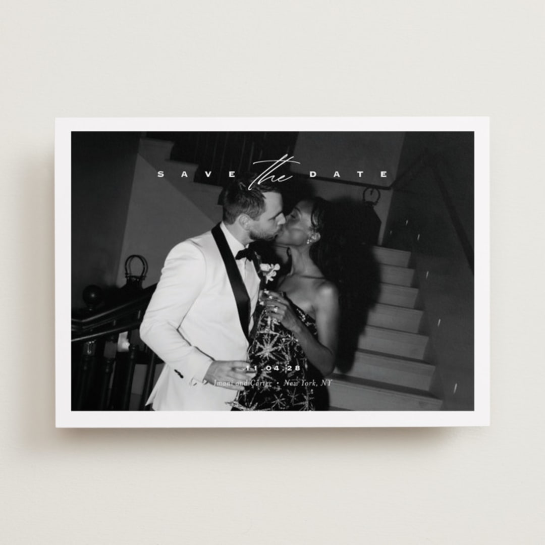 "Casual Elegance" - Save the Dates in Diamond by Eric Clegg - Front