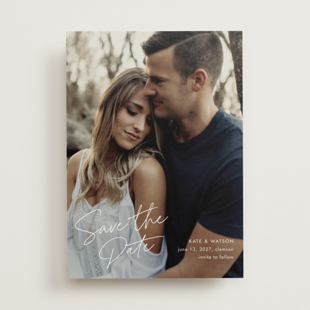 "Heartfelt" - Save the Dates in Canvas by Stacey Meacham - Front