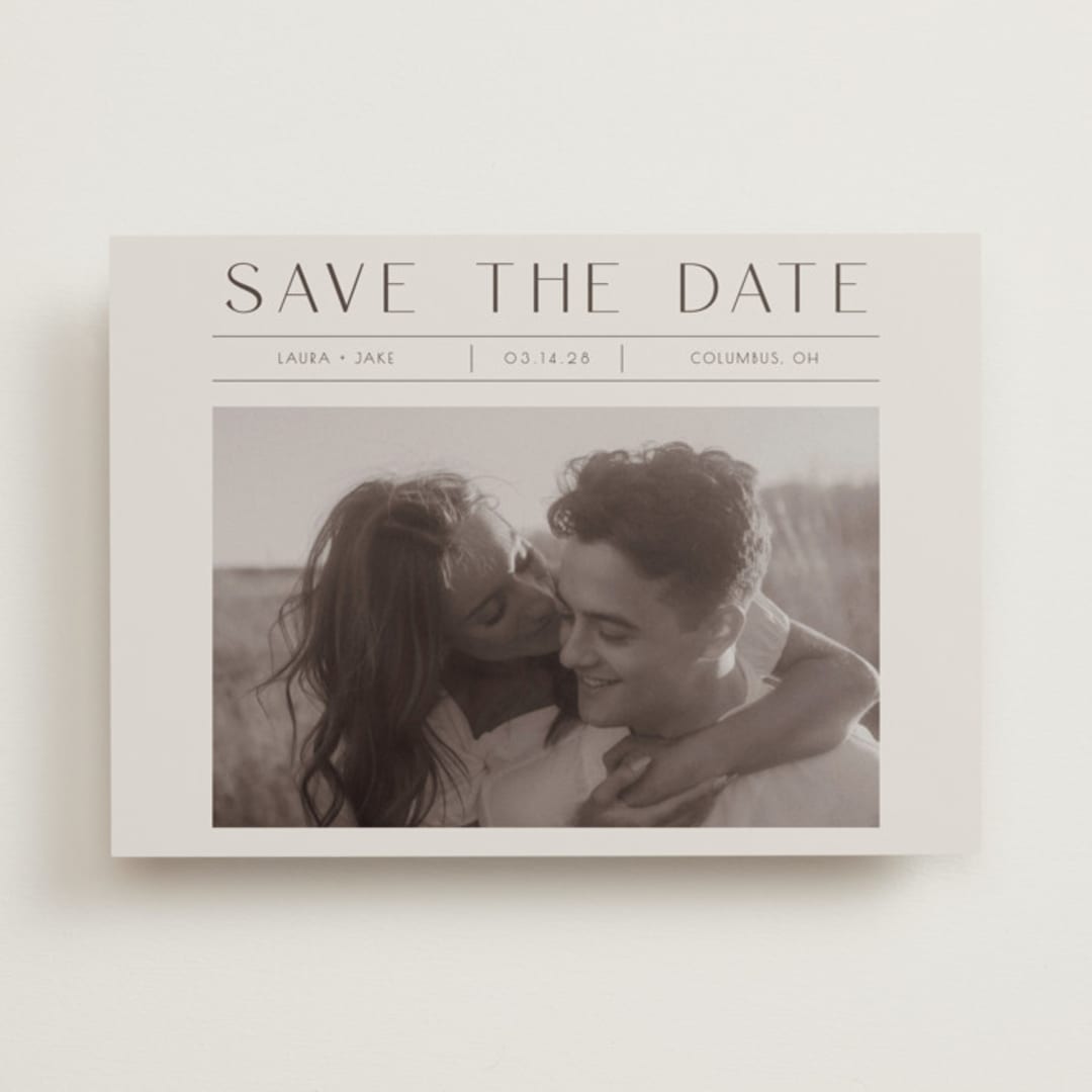 "you and me" - Save the Dates in Mist by Christy Hy Lee - Front