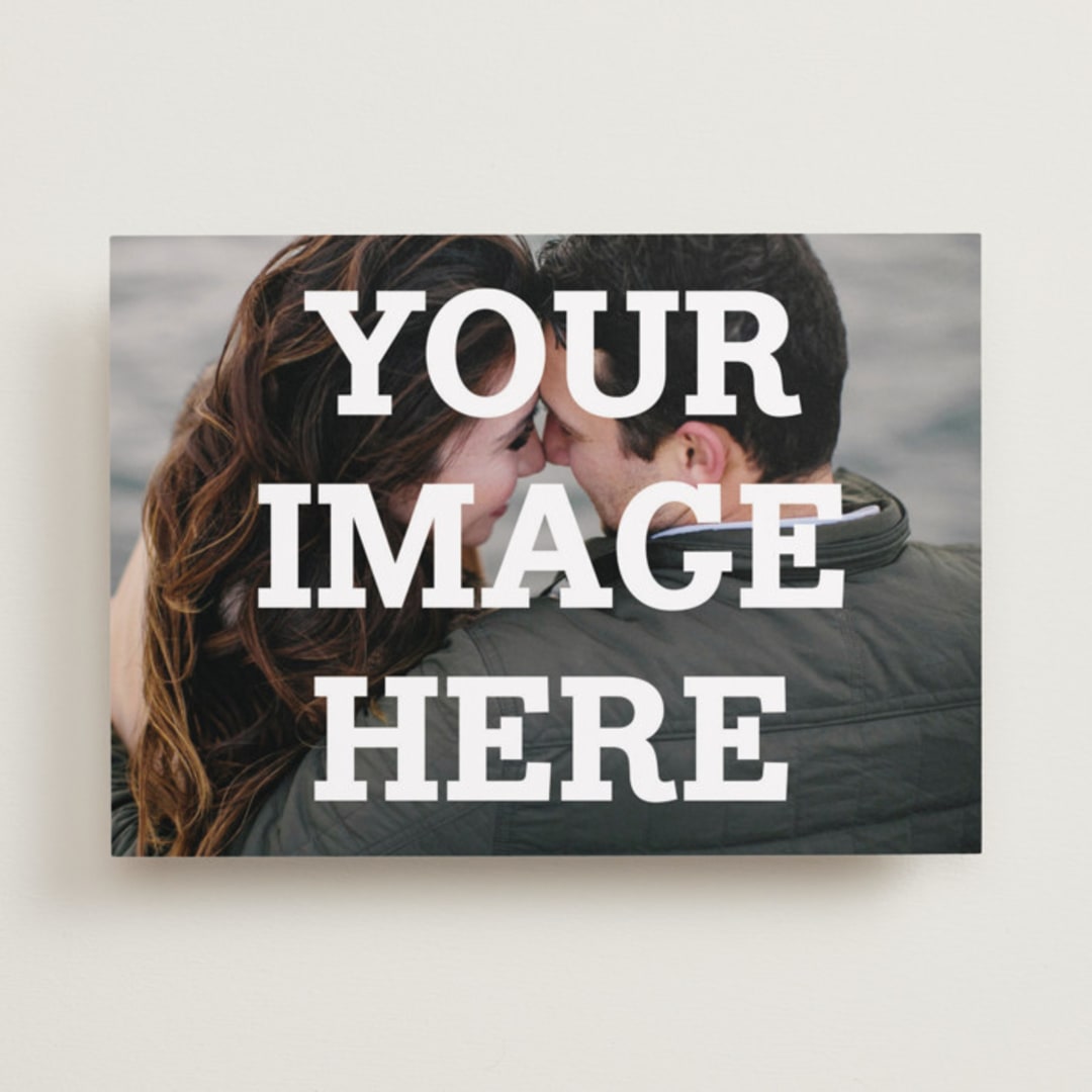 "The Big Picture" - Save the Dates in Ivory by Minted - Front