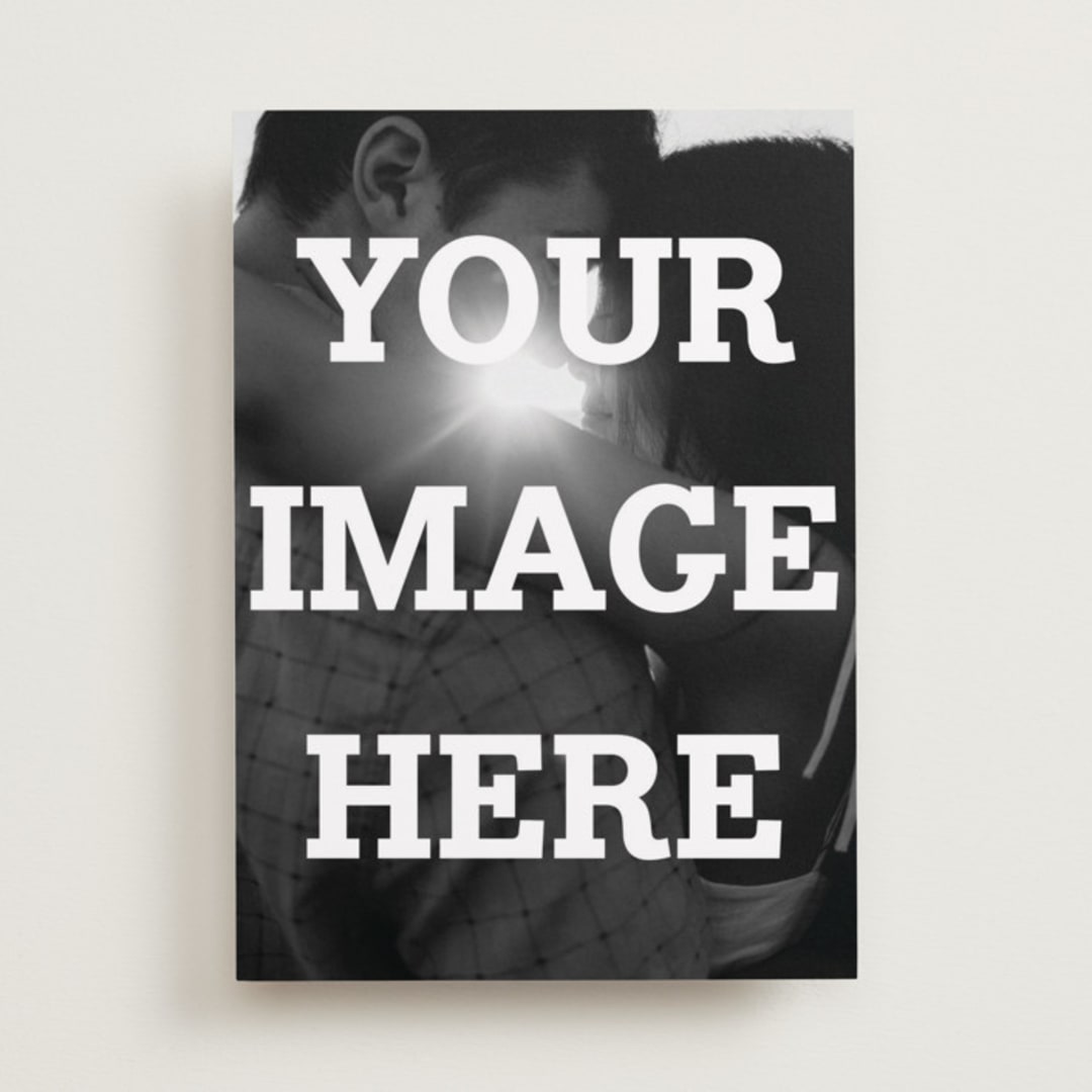 "The Big Picture" - Save the Dates in Ivory by Minted - Front