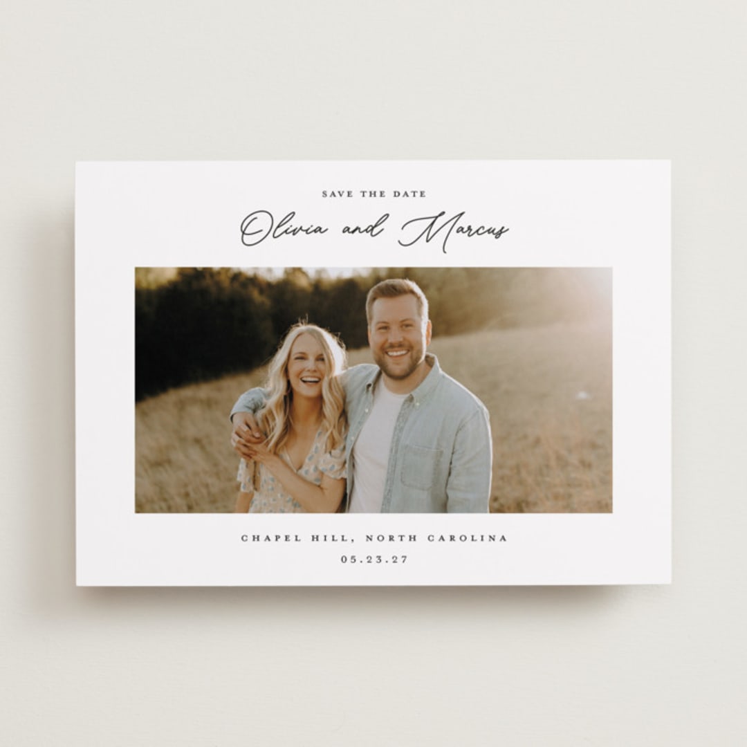 "Sweet Notings" - Save the Dates in Cloud by That Girl Press - Front