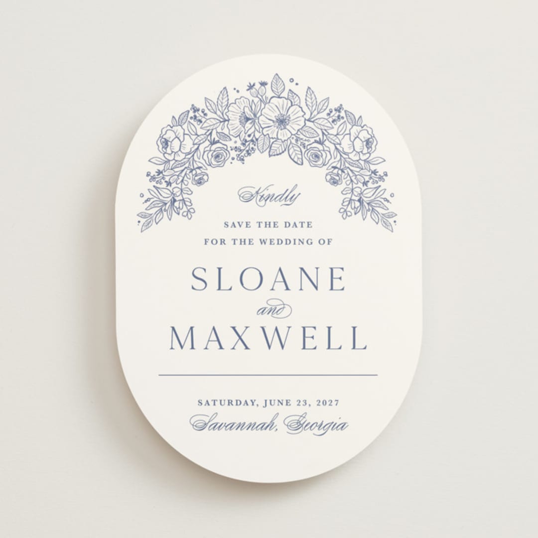 "Wild Roses" - Save the Dates in Nova by Kristen Smith - Front