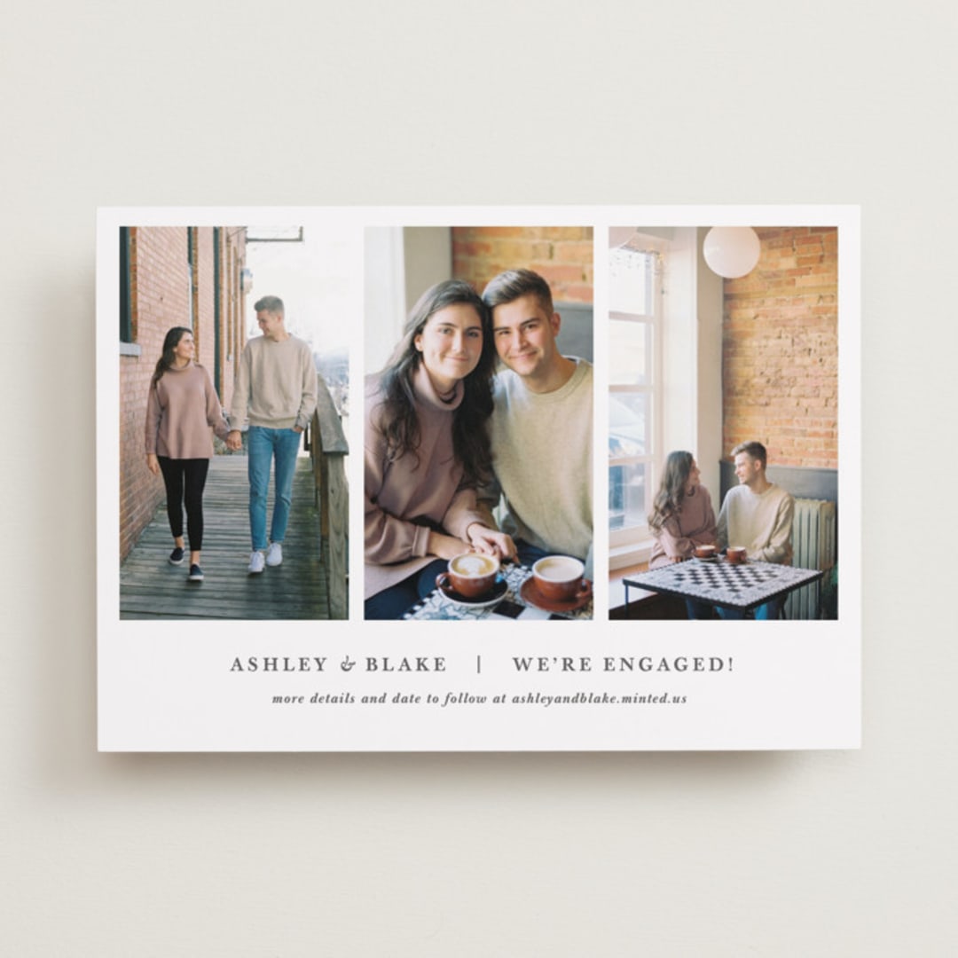 "maybe im amazed" - Save the Dates in Slate by Jula Paper Co. - Front