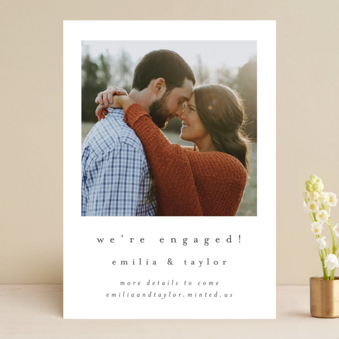 "meant to be" - Save the Dates in Ebony by Angela Thompson - Front