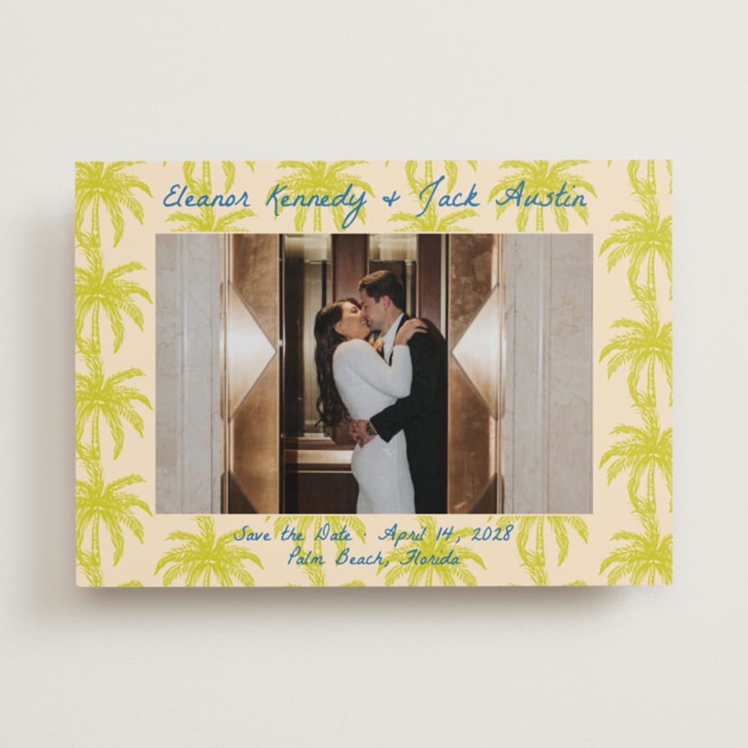"Palm Beach" - Save the Dates in Limon by Megan Davis - Front