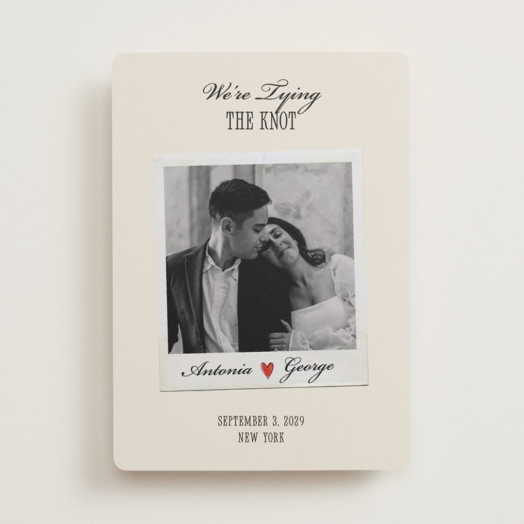 "Two Hearts" - Save the Dates in Lily by Pati Cascino - Front