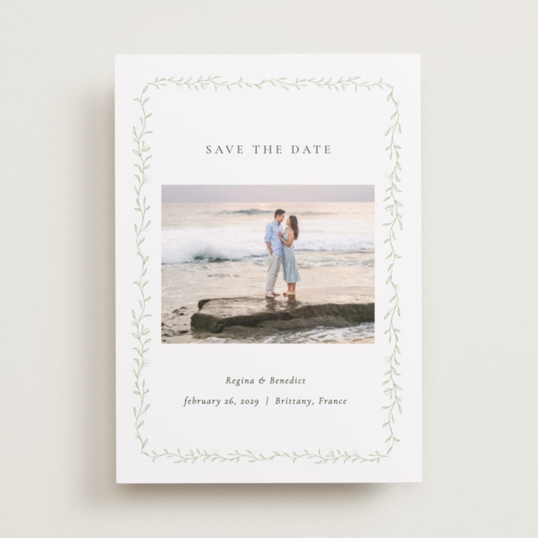 "cramique" - Save the Dates in Ivy by chocomocacino - Front