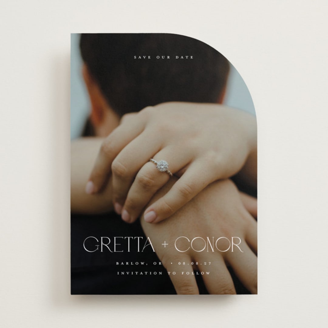 "Diamond" - Save the Dates in Lily by Darryl Don Doctor - Front