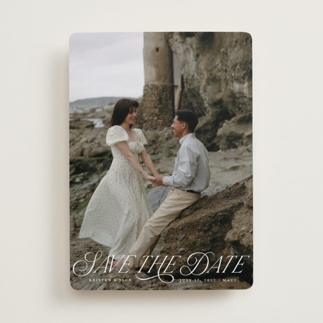 "Story Book" - Save the Dates in Porcelain by Sarah Brown - Front