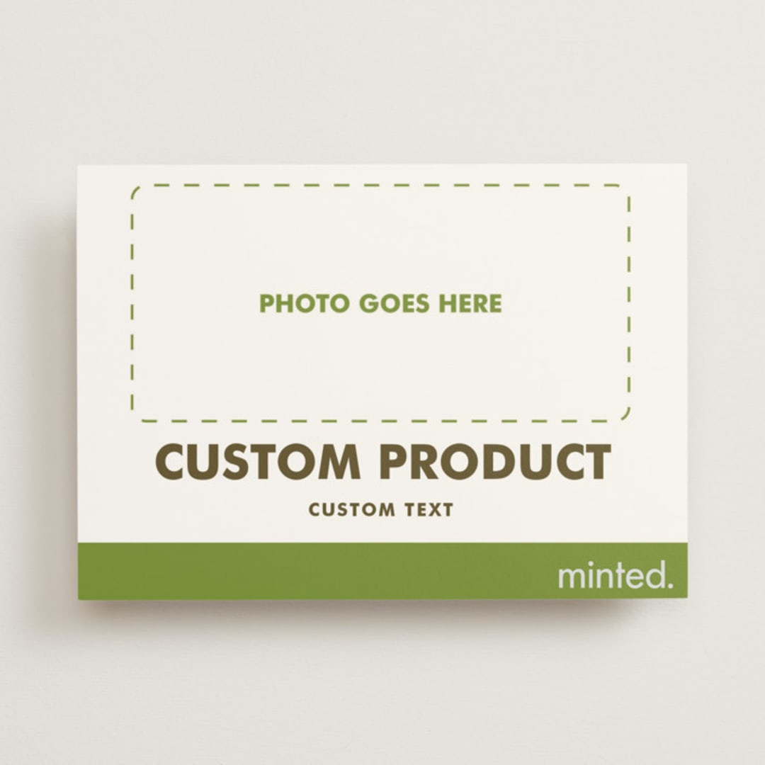 "Landscape" - Save the Dates in Charcoal by Minted - Front