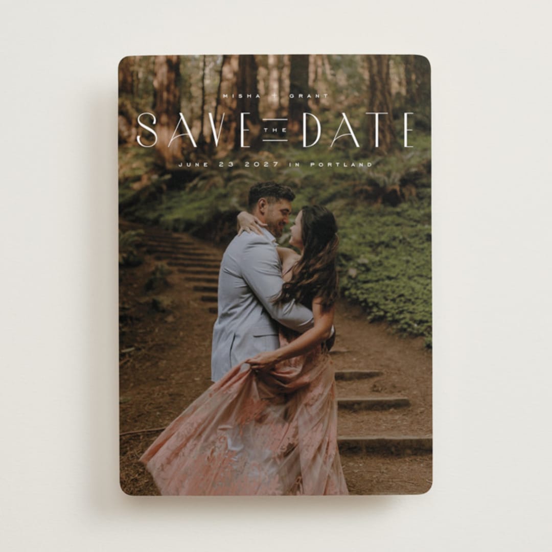 "Enchant" - Save the Dates in Quartz by Kristie Kern - Front