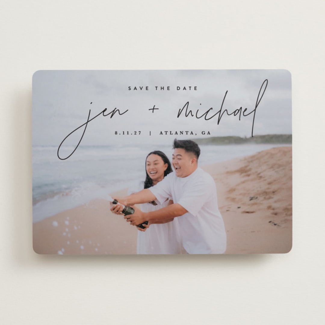 "Penned" - Save the Dates in Noir by JoAnn Jinks - Front