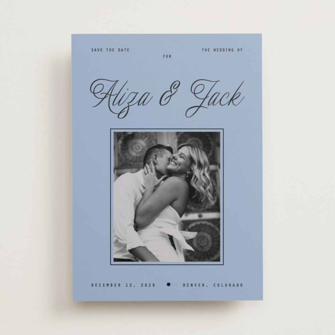 "Cheers" - Save the Dates in Sky by Blustery August - Front