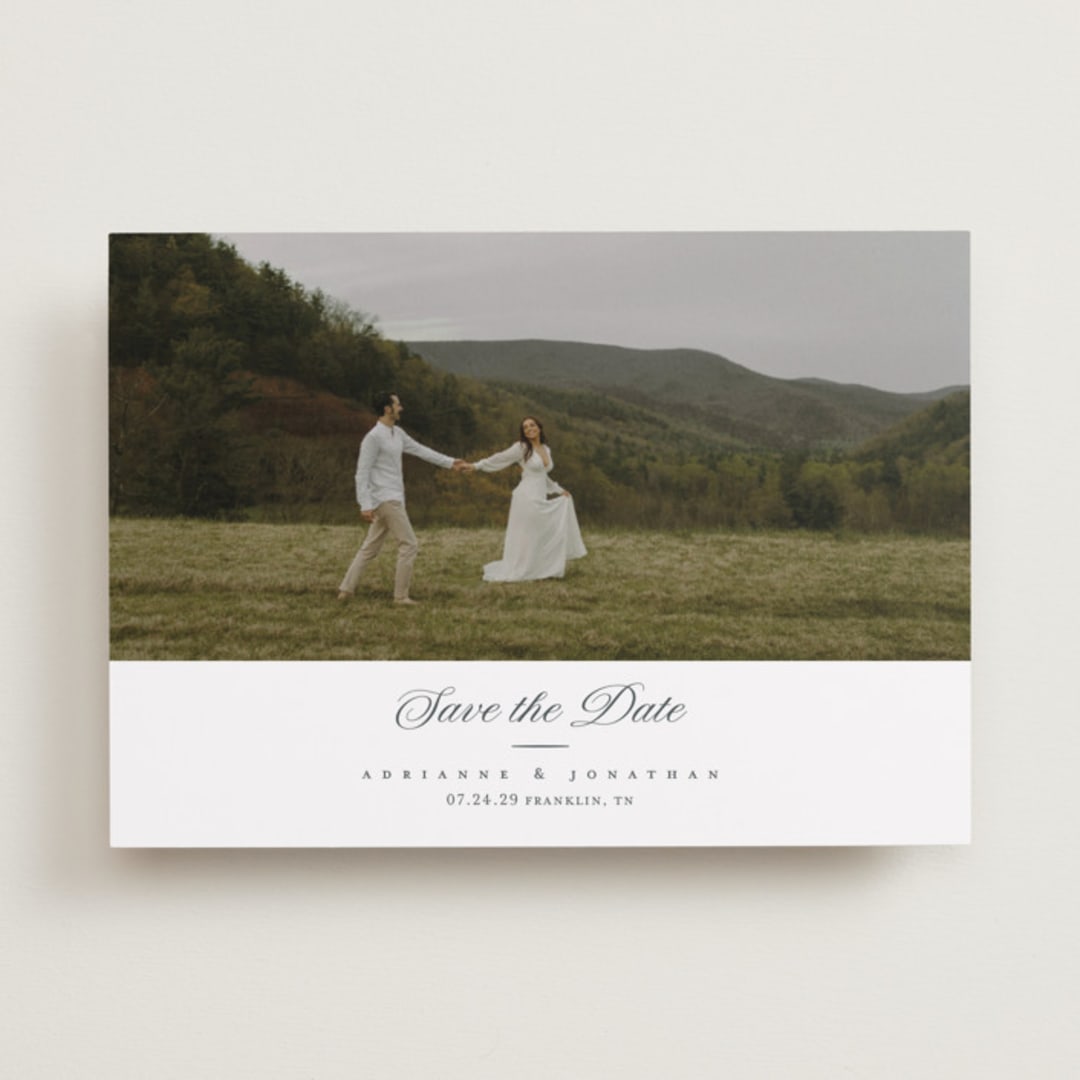"Together Always" - Save the Dates in Chiffon by Eric Clegg - Front