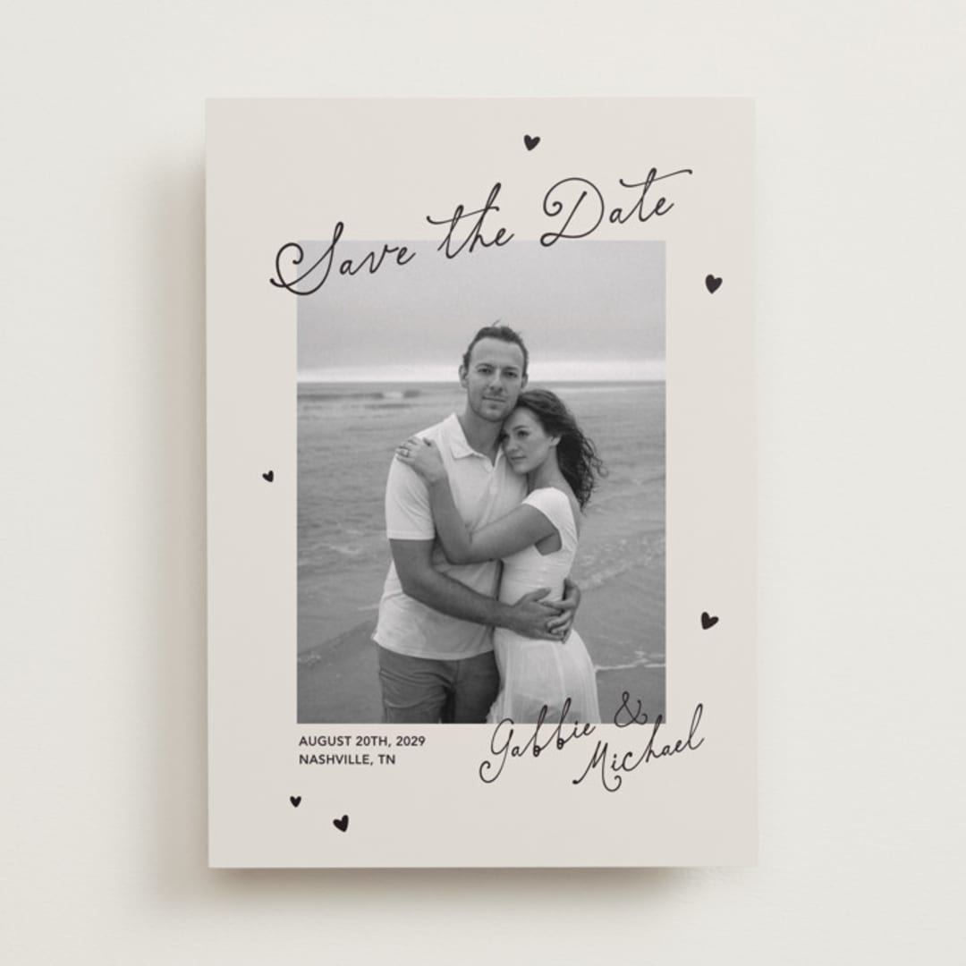 "Felicity" - Save the Dates in Vintage by Kelly Watkins - Front