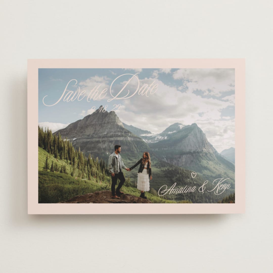 "Arboretum" - Save the Dates in Almond by Morgan Kendall - Front