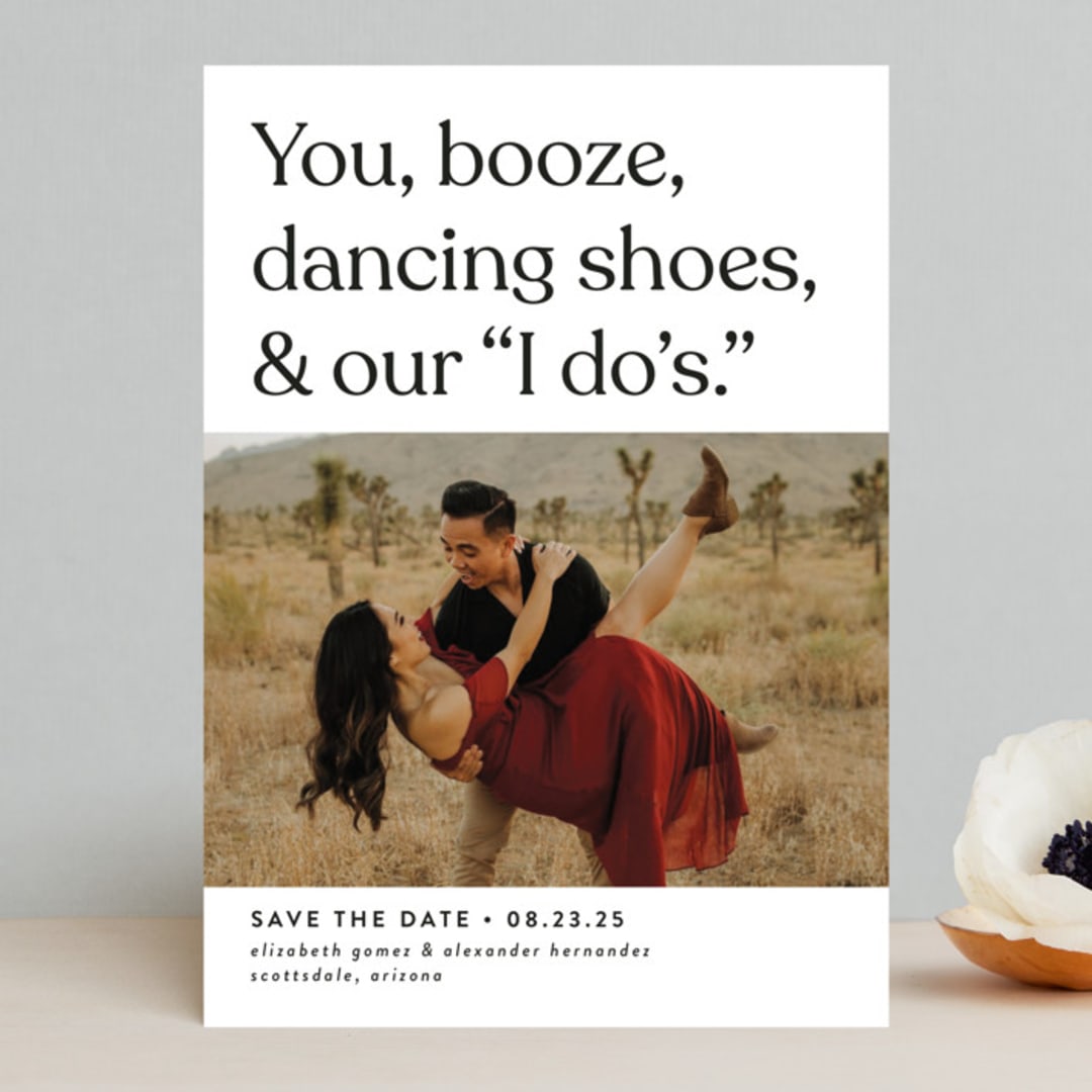 "Can't Refuse" - Save the Dates in Cloud by Heather Schertzer - Front