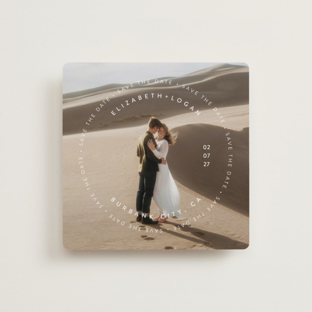 "Harmony of love" - Save the Dates in Snow by Yuliya Evseeva - Front