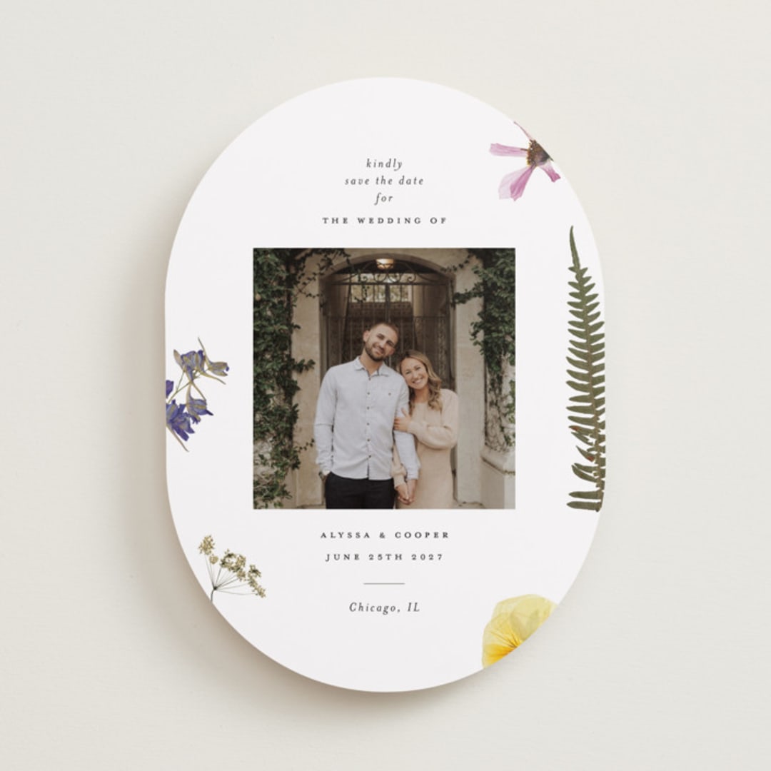 "potpourri" - Save the Dates in Snow by Nazia Hyder - Front